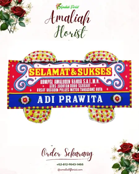 Papan Bunga Ucapan Selamat Venue Akad Nikah Bogor